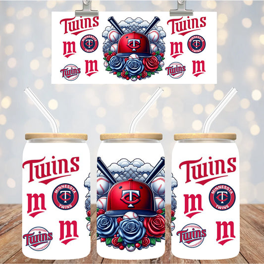 16 oz Uv Dtf Cup Wrap Baseball 956