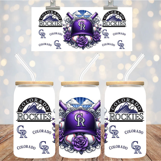 16 oz Uv Dtf Cup Wrap Baseball 963