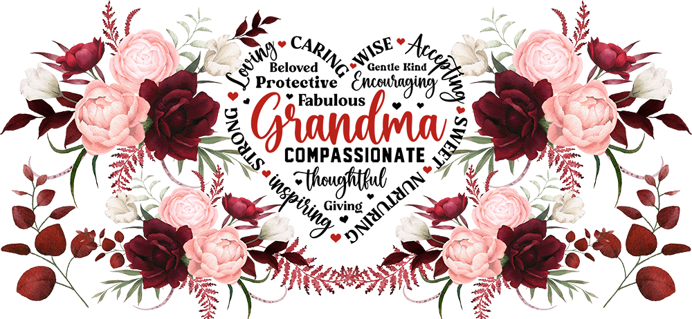 Uv Dtf Cup Wrap Grandma 252