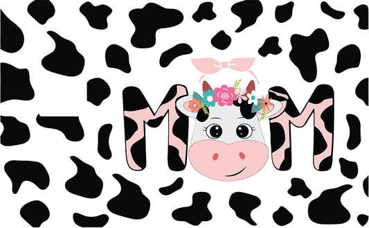 UVDTF Credit Card Skin Mom Cow Design 5026