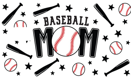 UVDTF Credit Card Skin Baseball Mom 5016
