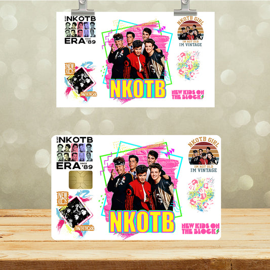 UVDTF Credit Card Skin NKOTB 5064