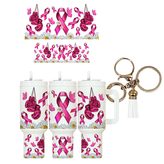 UVDTF Mini Tumbler Wrap Fight Cancer 4180