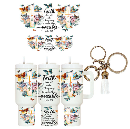 UVDTF Mini Tumbler Wrap Faith 4213