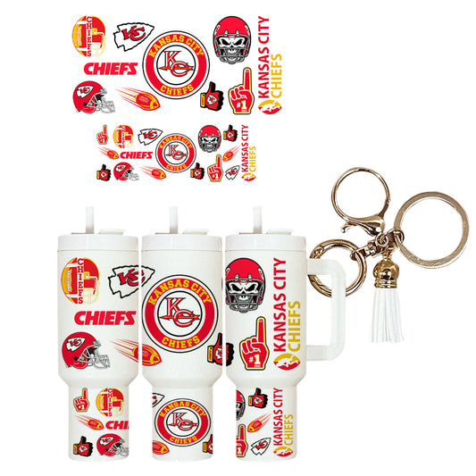 UVDTF Mini Tumbler Wrap Football 4181