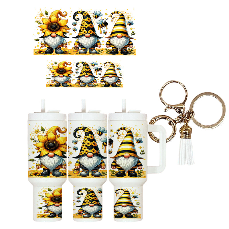 UVDTF Mini Tumbler Wrap Cute Gnomes 4182