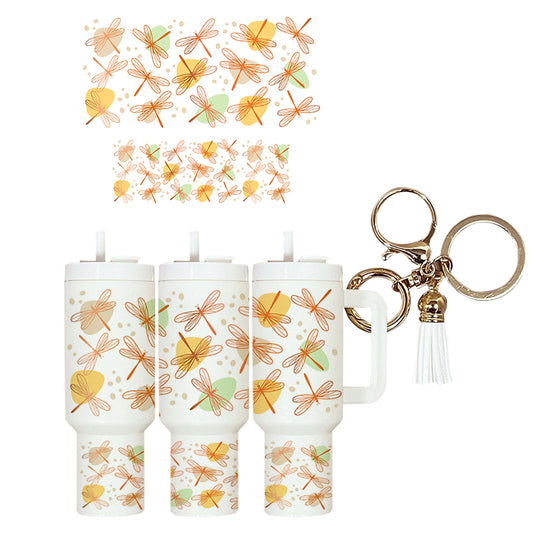 UVDTF Mini Tumbler Wrap Dragonflies 4174