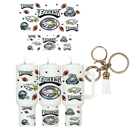 UVDTF Mini Tumbler Wrap Football 4169