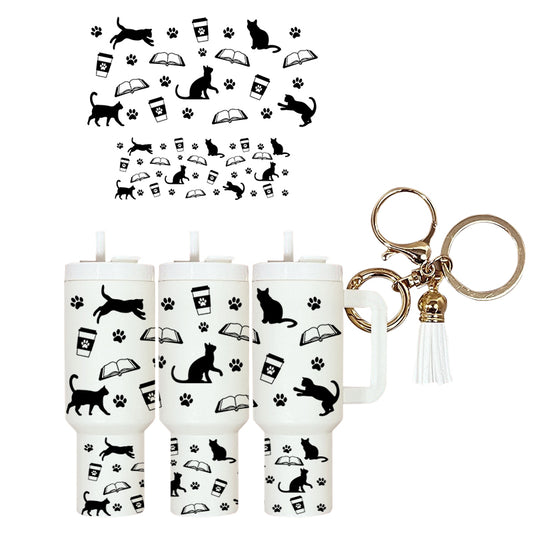 UVDTF Mini Tumbler Wrap Cats 4099