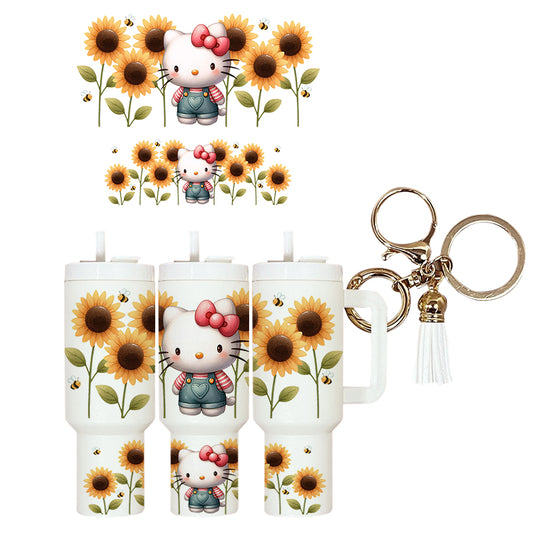 UVDTF Mini Tumbler Wrap HK Sunflowers 4100