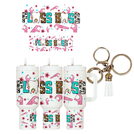 UVDTF Mini Tumbler Wrap Floss Boss 4074