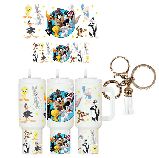 UVDTF Mini Tumbler Wrap Looney Friends 4222