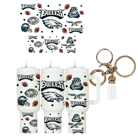 UVDTF Mini Tumbler Wrap Football 4026