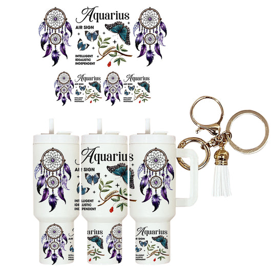 UVDTF Mini Tumbler Wrap Aquarius 4119