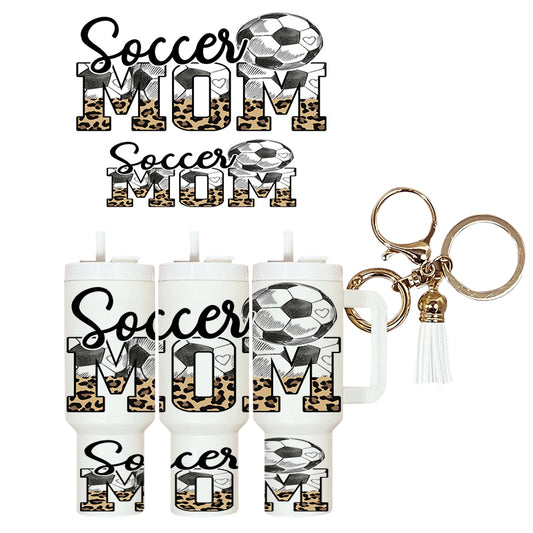 UVDTF Mini Tumbler Wrap Soccer Mom 4135