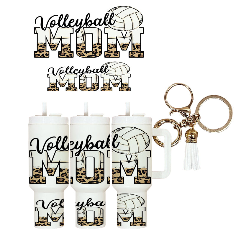 UVDTF Mini Tumbler Wrap Volleyball Mom 4140