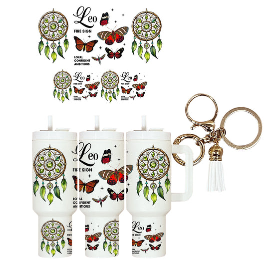 UVDTF Mini Tumbler Wrap Leo 4126