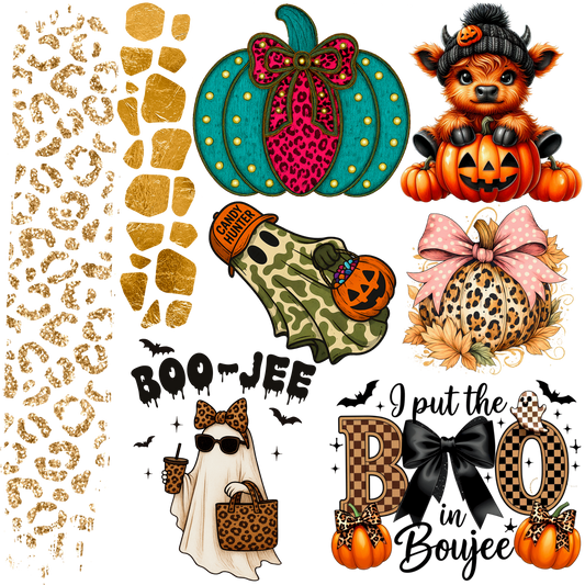 UVDTF 9.5 x 8.5 Element Sheet Boo Crew 6048
