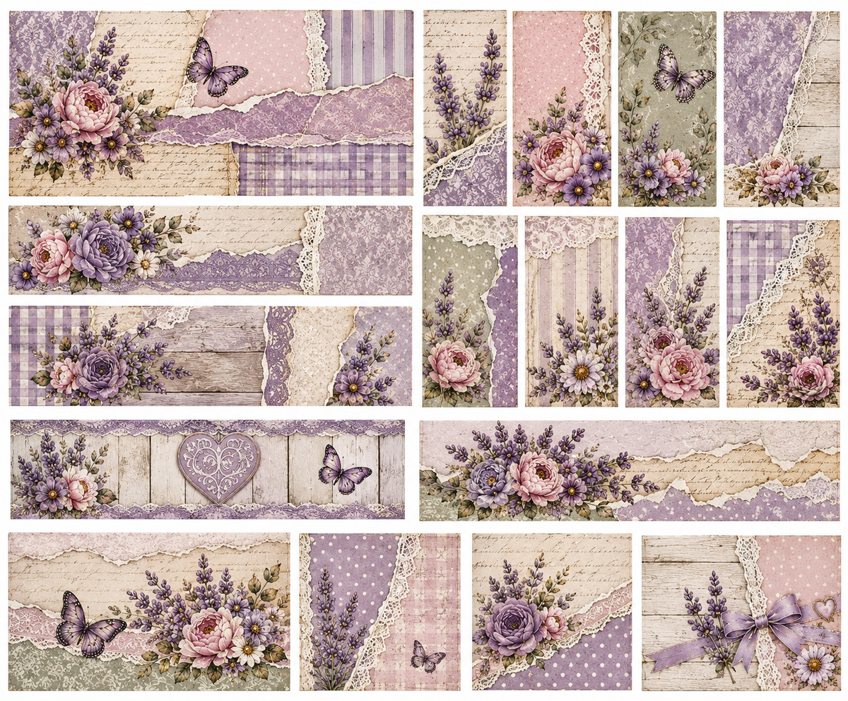 Quiet Strength Collection | UVDTF Element Sheets| 9 x 14 |