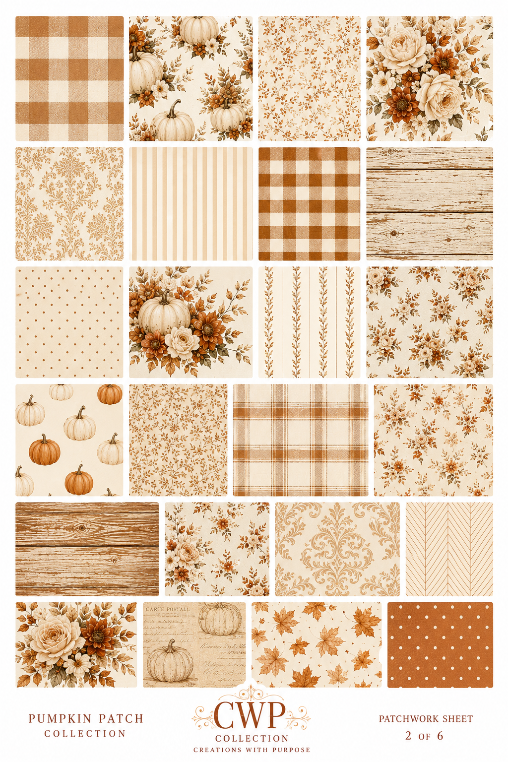 Pumpkin Patch Collection | UVDTF Element Sheets | 4 Designs to Choose From