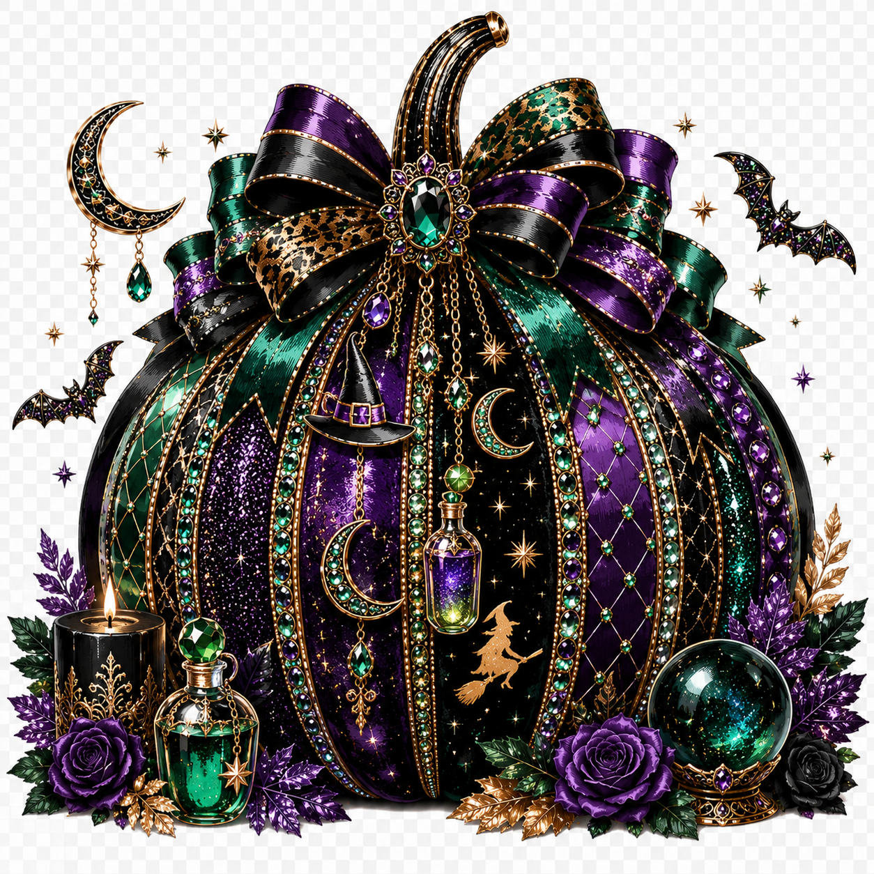 Jeweled Pumpkin Collection | 11" Ready to Press DTF Transfers | 9 CWP Exclusive Designs