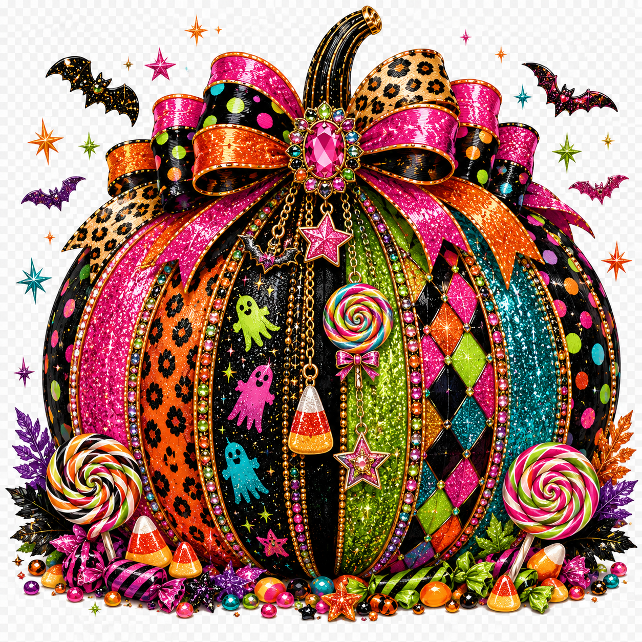 Jeweled Pumpkin Collection | 11" Ready to Press DTF Transfers | 9 CWP Exclusive Designs