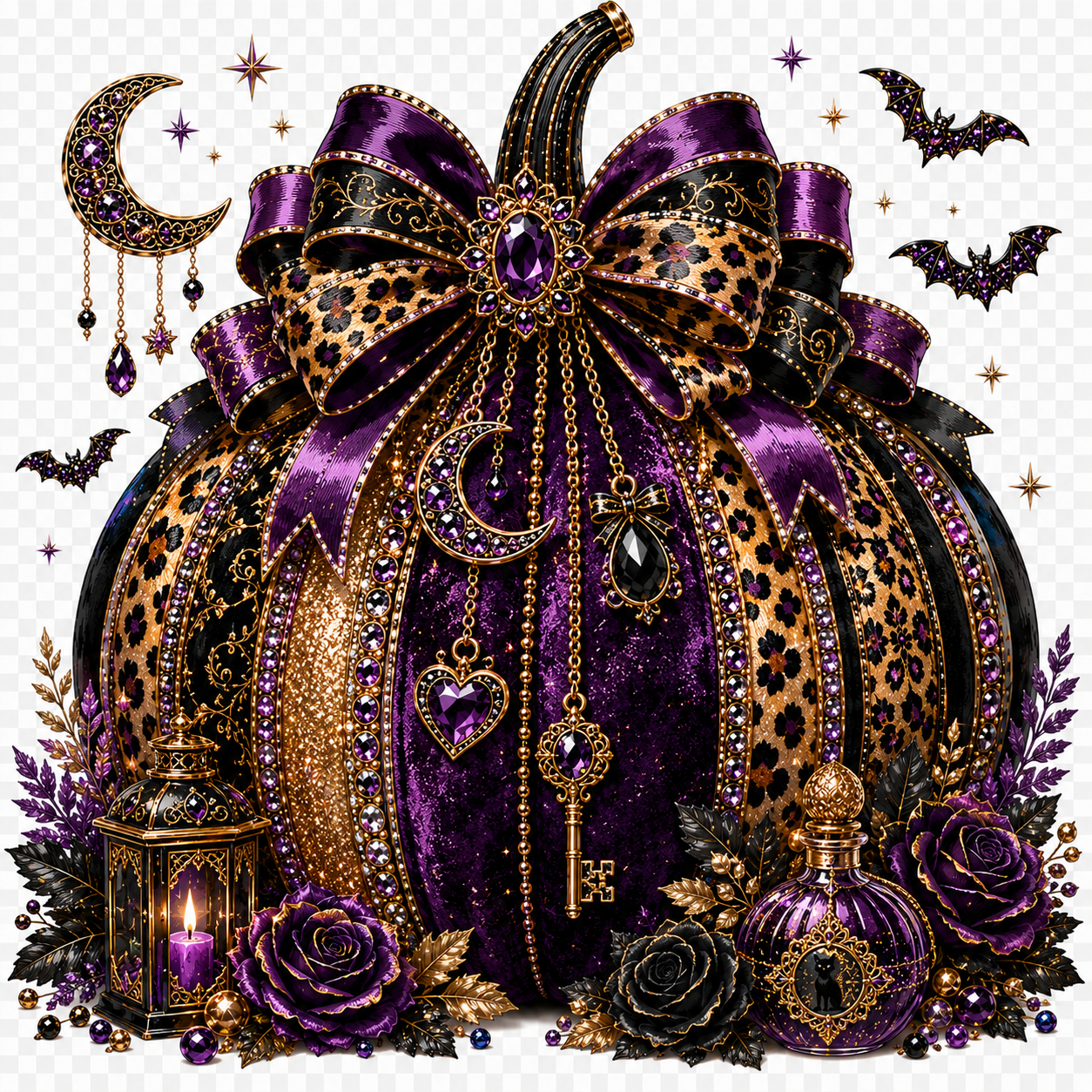 Jeweled Pumpkin Collection | 11" Ready to Press DTF Transfers | 9 CWP Exclusive Designs