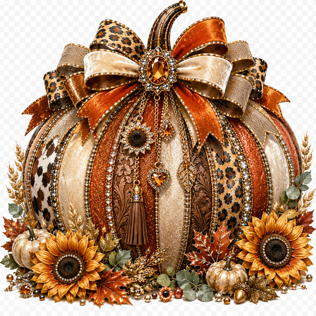 Jeweled Pumpkin Collection | 11" Ready to Press DTF Transfers | 9 CWP Exclusive Designs