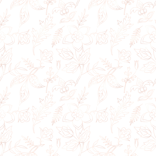 UVDTF 9.5 x 8.5 Element Sheet Flower Outlines 6034