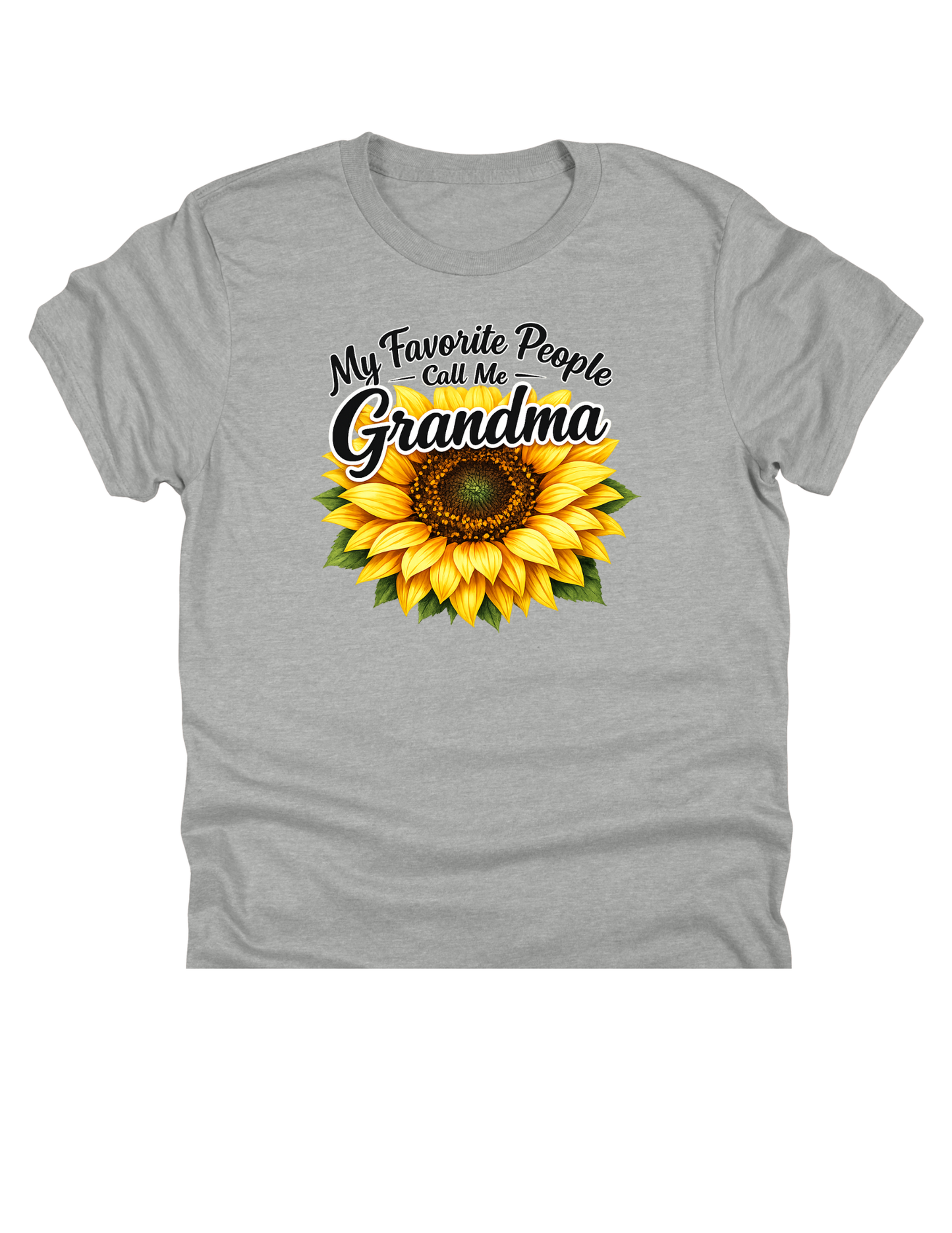 11" DTF Ready to Press - My Favorite People Call Me Grandma Sunflower | 0229