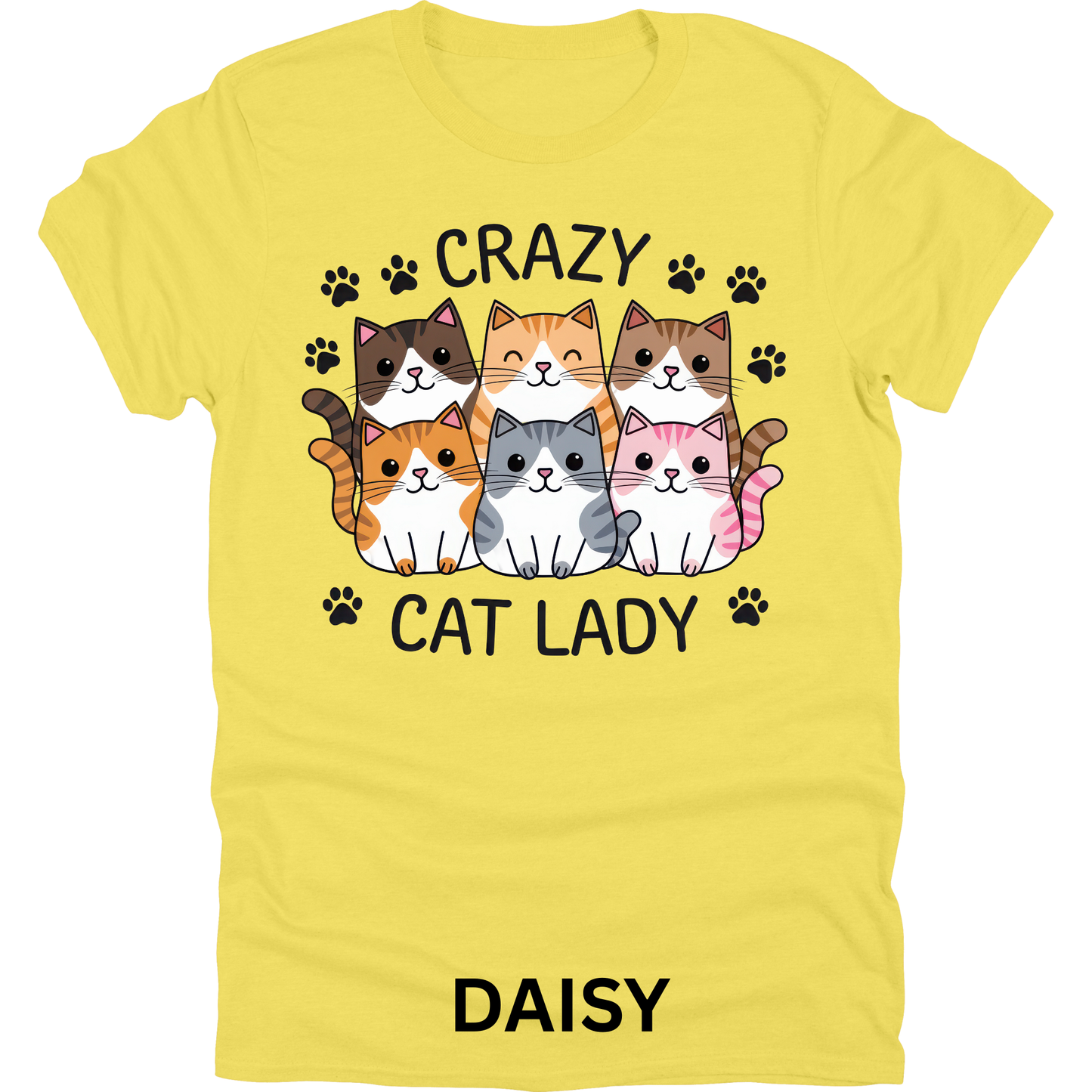 Short Sleeve TShirt Crazy Cat Lady 1118
