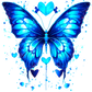 Beautiful Butterfly | 11" Ready to Press DTF Transfer | 001