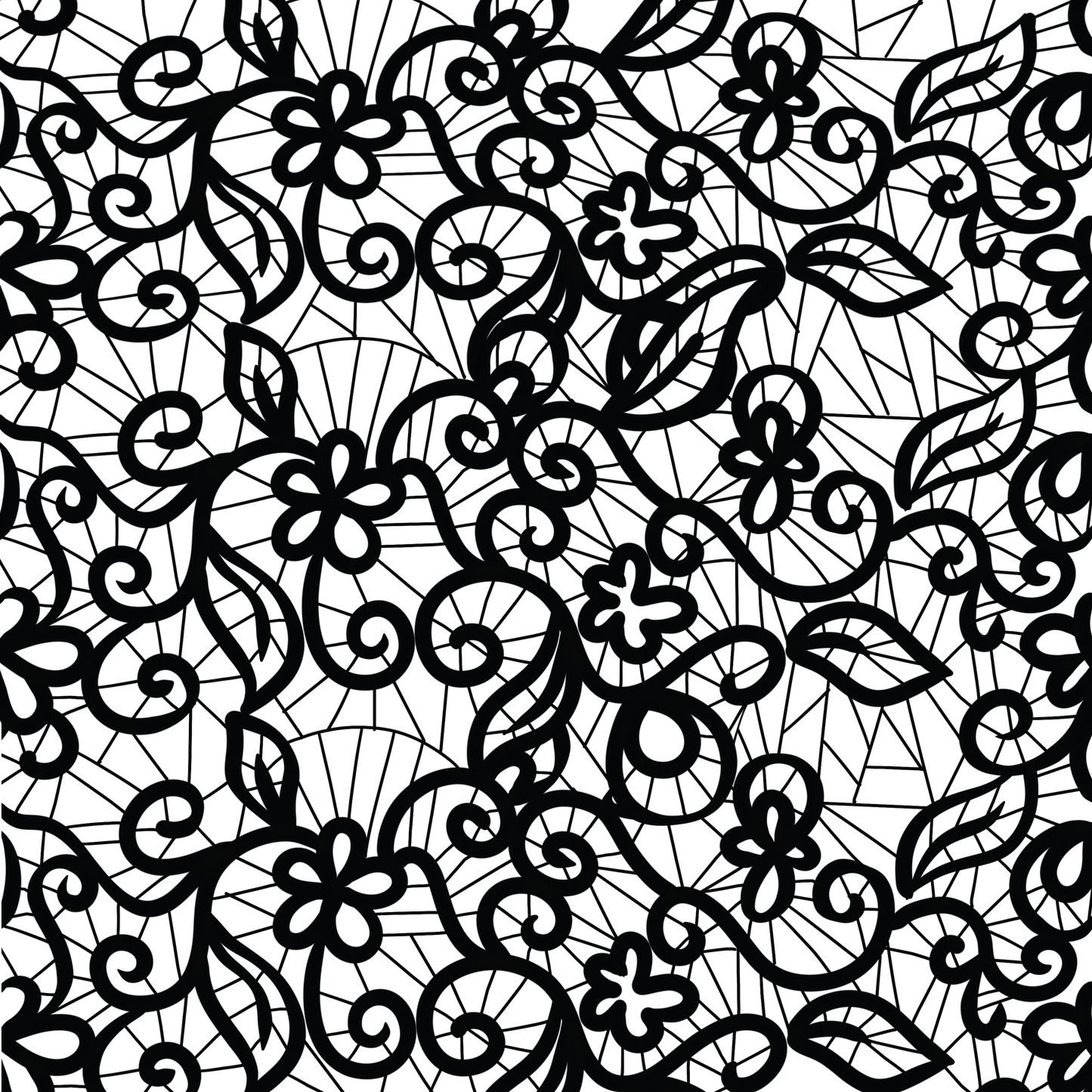UVDTF 9.5 x 8.5 Element Sheet Lace Pattern 6045