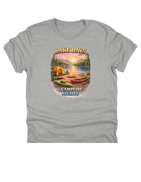 11" DTF Ready to Press - Lake Days & Campfire Nights| 0272