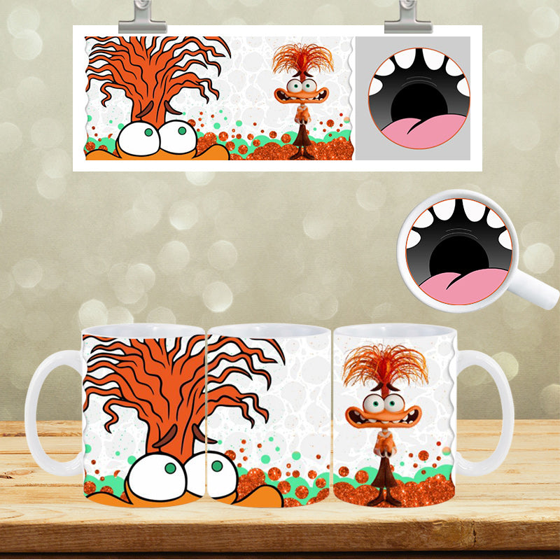 UVDTF Face Mug Wrap Anxiety 9023