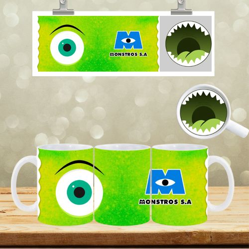 UVDTF Face Mug Wrap Monster 9031