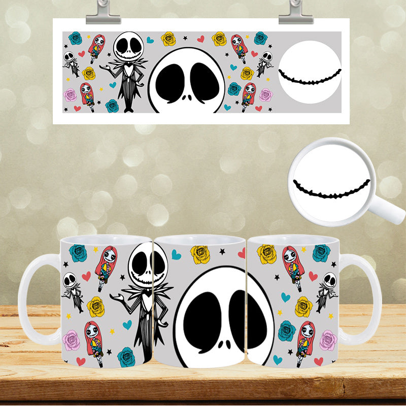 UVDTF Face Mug Wrap Jack Skelly 9013