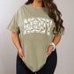 Short Sleeve T-Shirt Moody cow print 1112