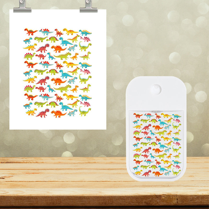 UVDTF 2x2.5 Spray Bottle Dinosaurs 10004
