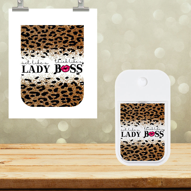 UVDTF 2x2.5 Spray Bottle Lady Boss 10007
