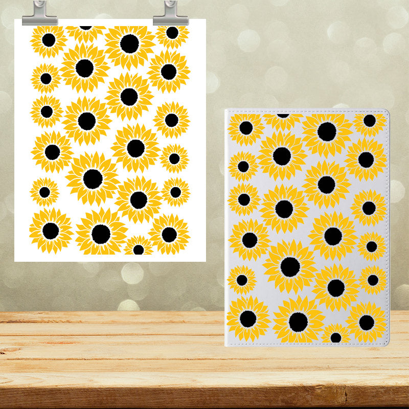 A5 Notebook UVDTF Wrap Sunflowers 7040