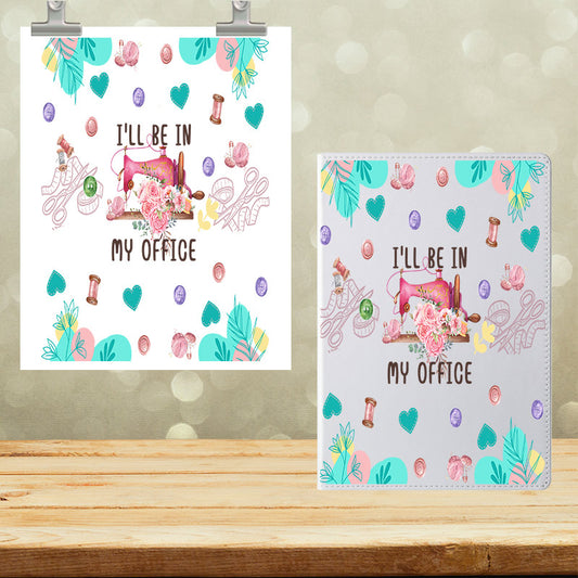 A5 Notebook UVDTF Wrap Sewing Office 7027