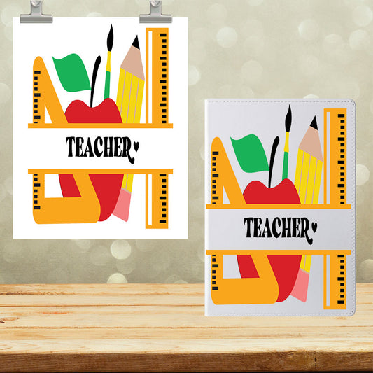 A5 Notebook UVDTF Wrap Teacher 7025
