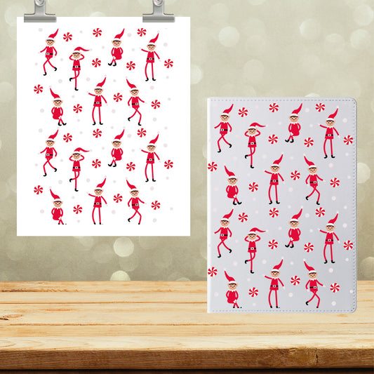 A5 Notebook UVDTF Wrap Santa's Helper 7094