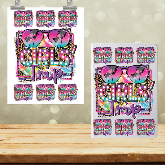 A5 Notebook UVDTF Wrap Girls Trip 7062
