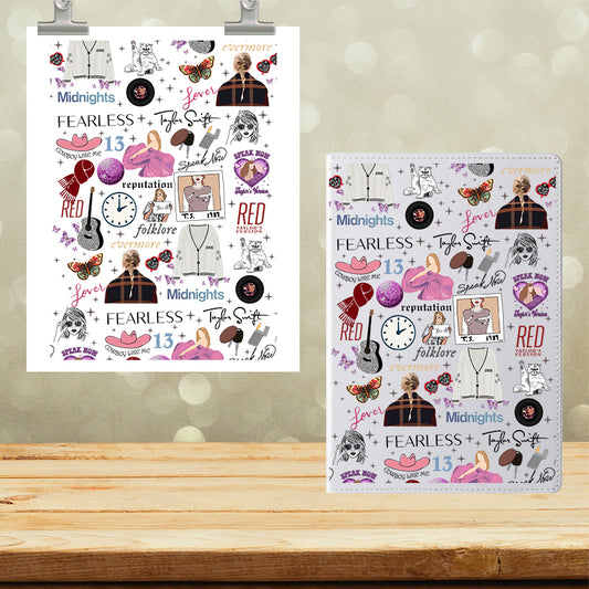 A5 Notebook UVDTF Wrap Singer 7075