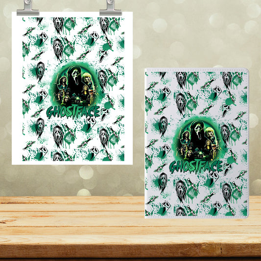 A5 Notebook UVDTF Wrap Ghost Face 7118