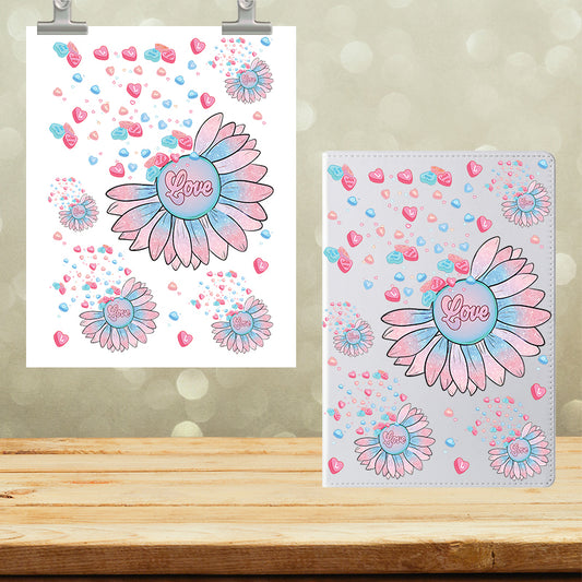 A5 Notebook UVDTF Wrap Love Sunflower 7088