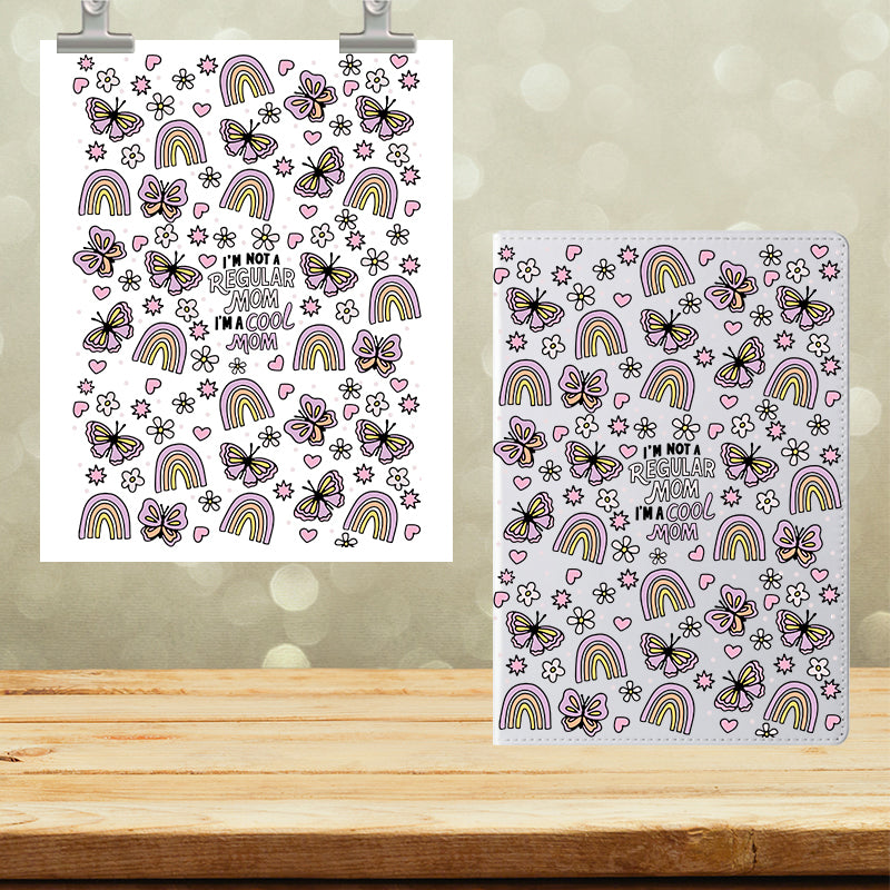 A5 Notebook UVDTF Wrap Not A Regular Mom 7139