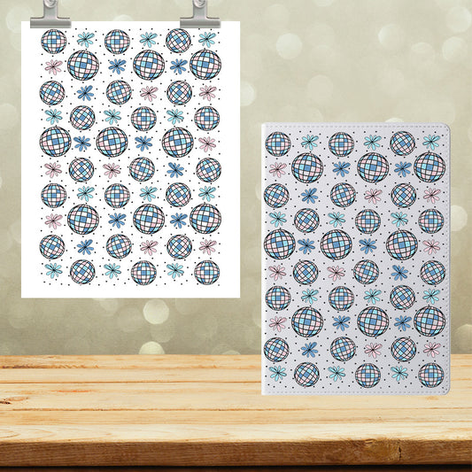 A5 Notebook UVDTF Wrap Disco Balls 7138